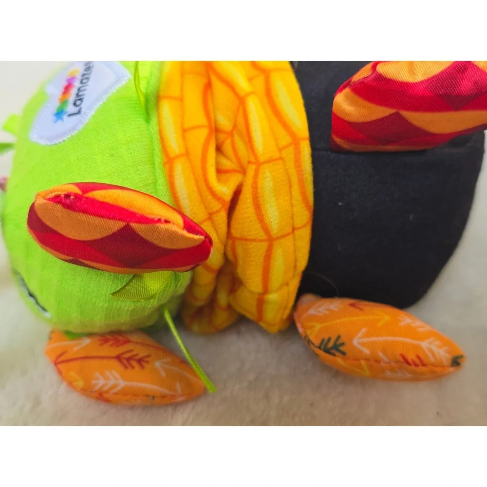 Lamaze John Deere Clip Go Baby Toy Plush Dog Crinkle Squeak Teether Sensory